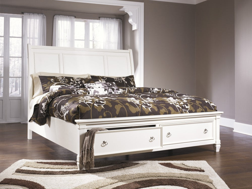 Prentice Queen Sleigh Bed with Storage