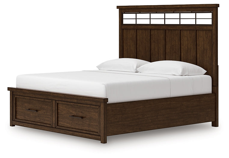 Taffenbrook King Panel Storage Bed