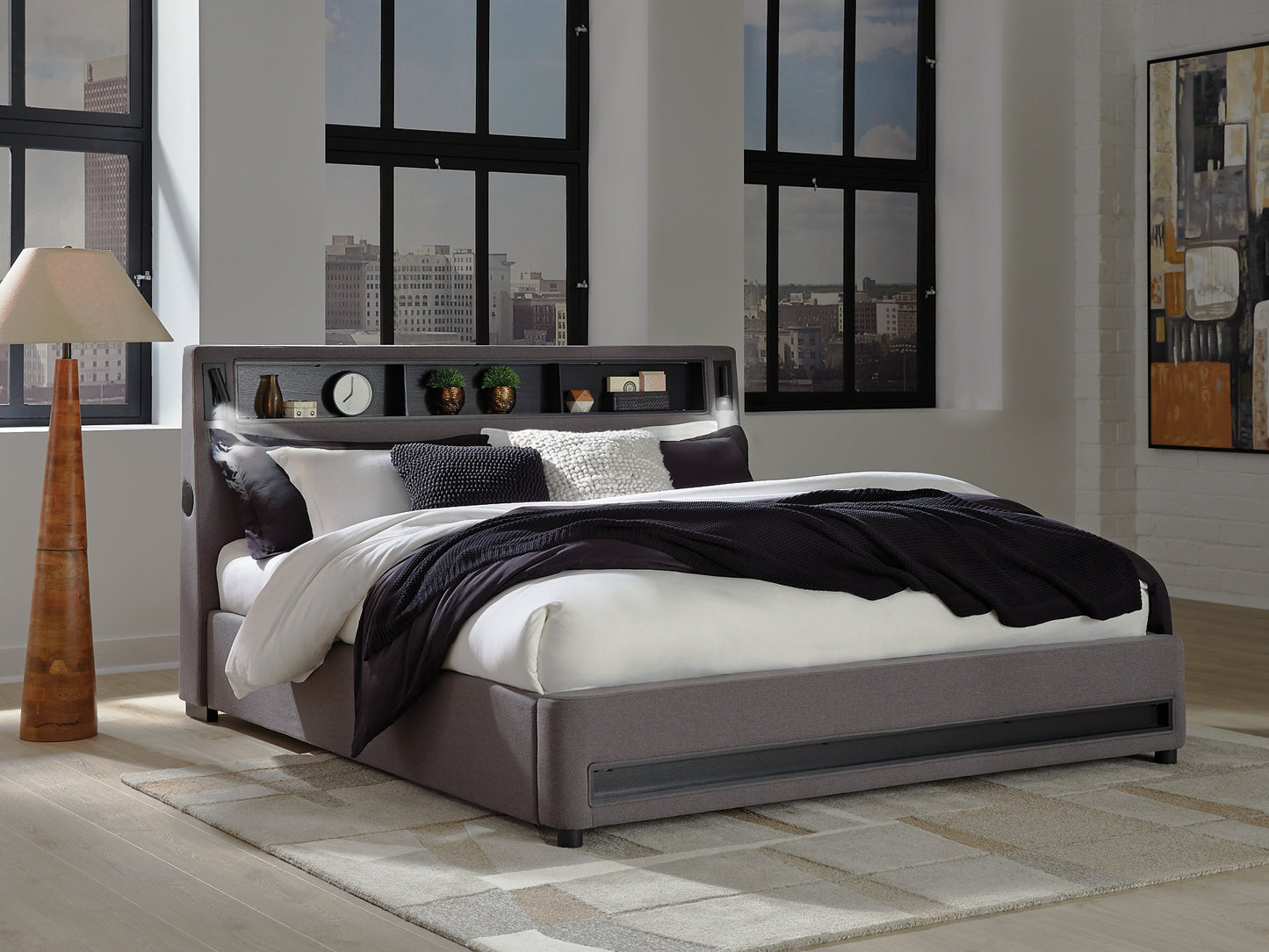 Verishaw King Upholstered Bed