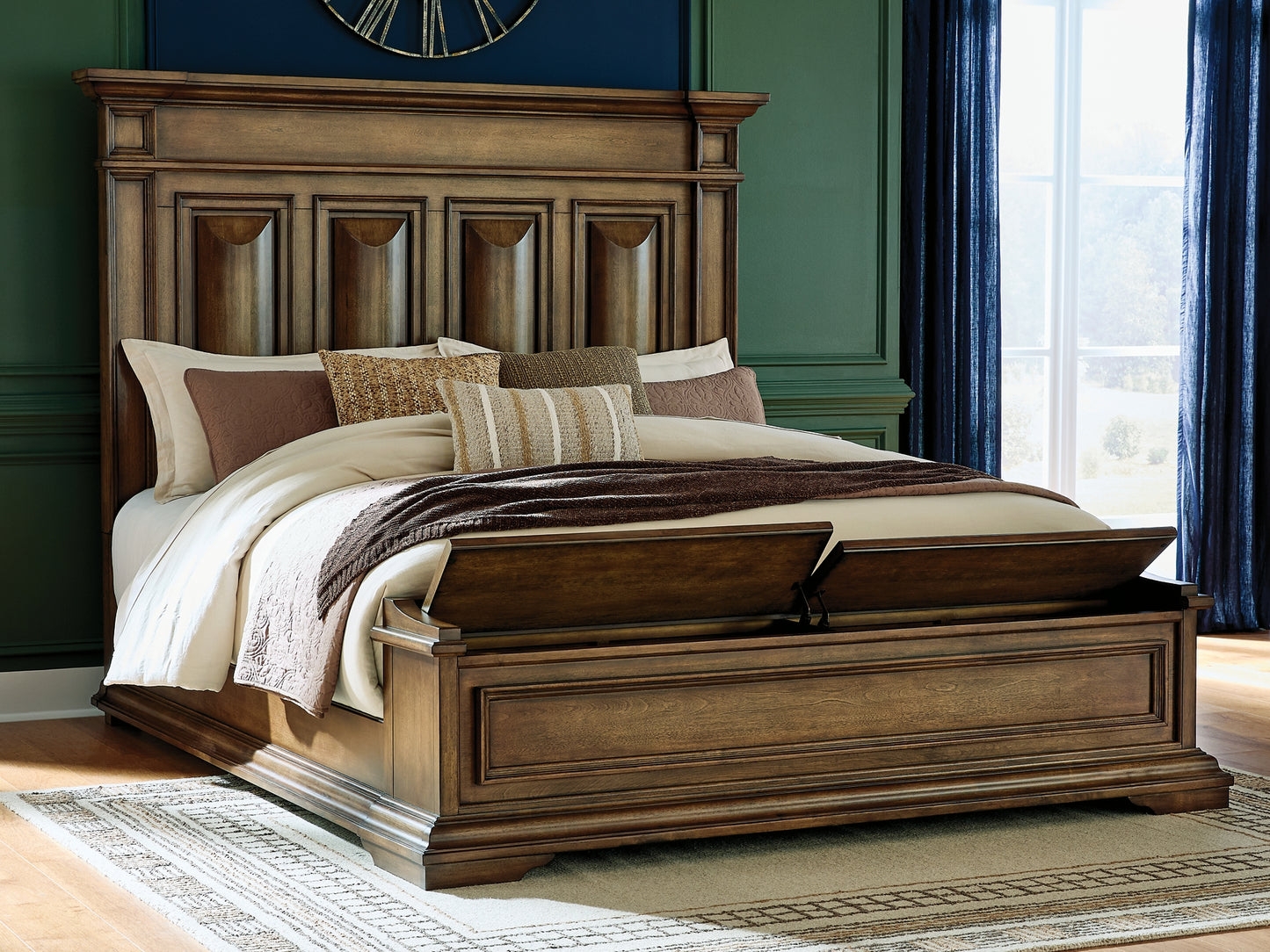 Frantanna California King Panel Storage Bed