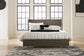 Arkenton King Panel Bed with Mirrored Dresser