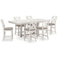 Robbinsdale Counter Height Dining Table and 6 Barstools