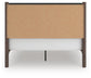 Pamytta Queen Upholstered Panel Bed, Dresser, Mirror, Chest and Nightstand