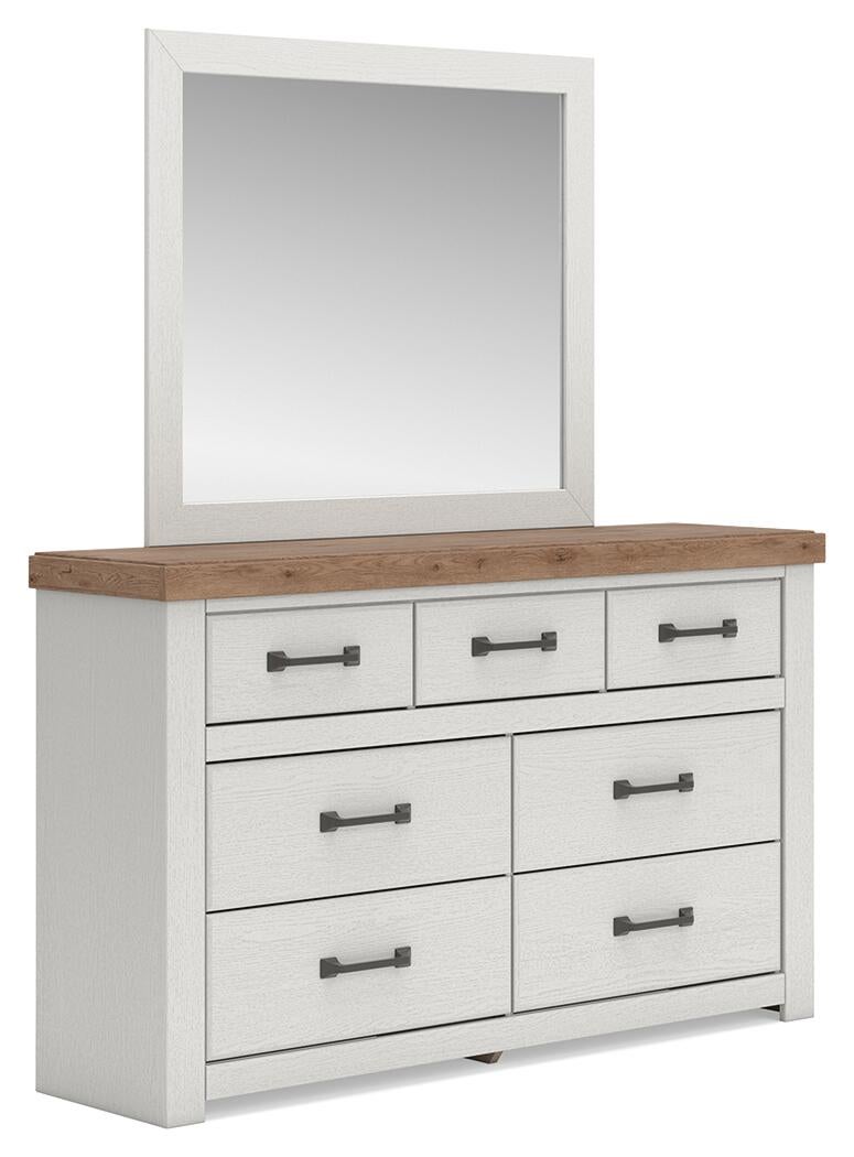 Savonport Full Panel Bed, Dresser and Mirror