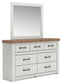 Savonport Full Panel Bed, Dresser and Mirror