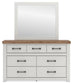 Savonport Full Panel Bed, Dresser and Mirror