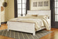 Willowton  Panel Bed With Mirrored Dresser, Chest And 2 Nightstands