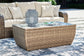 Sandy Bloom Outdoor Coffee Table with End Table