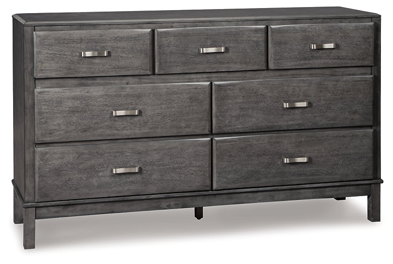 Caitbrook Queen Storage Bed with 8 Drawers with Dresser and Chest